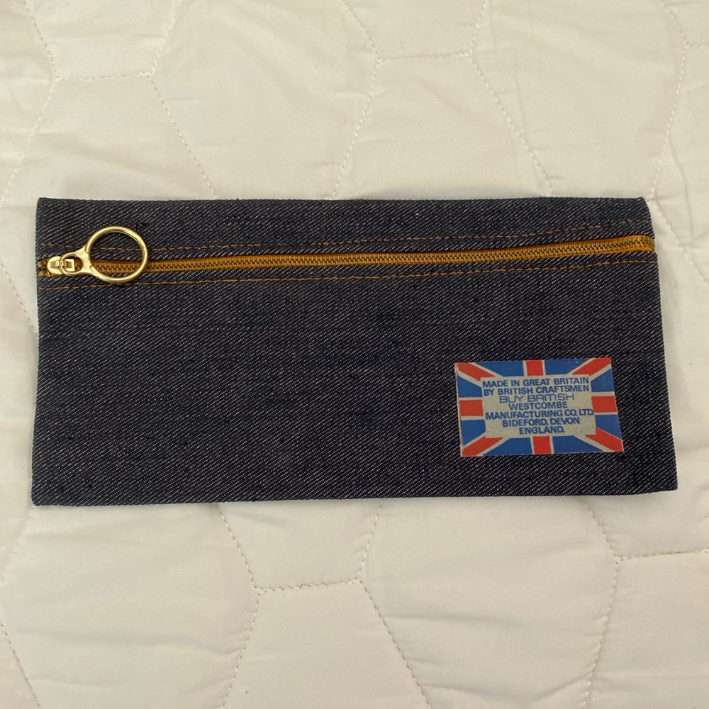 Denim Clutch